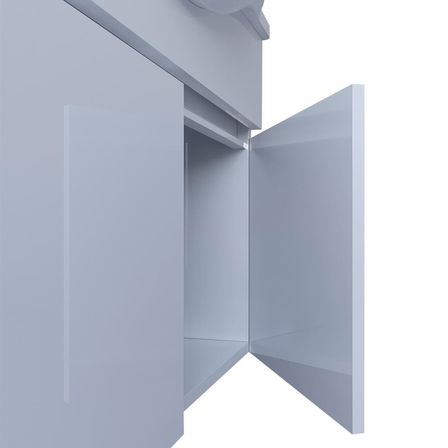 Teta Home Kahire 80cm Antrasit MDF Banyo Dolabı Seti