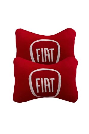 Fiat Tipo Tempra Torpido Koruma Halısı | Fiat Araç Kırmızı Polar Seyahat Boyun Yastığı 2'Li Set