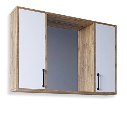 Teta Home Lizbon 100 Cm Mdf Banyo Üst Dolabı