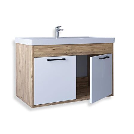 Teta Home Lizbon 80 Cm Mdf Banyo Lavabolu Alt Dolap