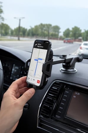 Delux Serisi Magnetic Car Holder Araç İçi Telefon Tutucu JX010 Siyah Taşıyıcı Manyetik Stant