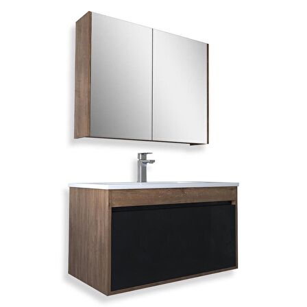 Teta Home Mersin 65 Cm Mdf Banyo Dolabı Seti