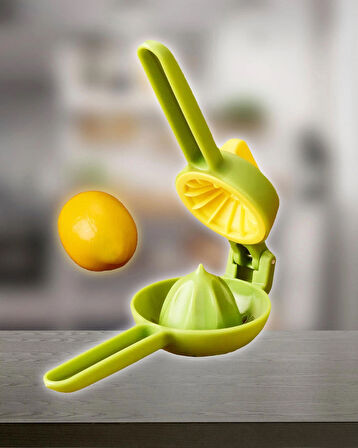 Mutfaktaki Yardımcınız, Çorbalarınızın Vazgeçilmezi Trend Limon Sıkacağı, Sarı-Yeşil, 20 cm