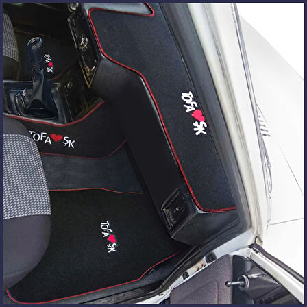 Tofaş Şahin Doğan Kartal Nakışlı Halı Paspas | Tofaş Alçak Torpido Koruma Halısı & Konsol Yan Kumaşı