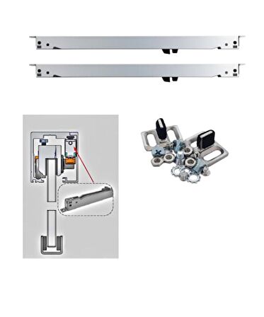 THOOR GİZLİ SÜRGÜ SİSTEM YAVAŞ KAPATMA MEKANİZMASI (120KG'A KADAR)