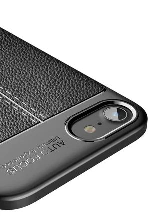 Newface Apple iPhone 7 Kılıf Auto Focus Kapak - Kırmızı
