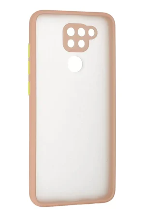 Newface Xiaomi Redmi Note 9 Kılıf Montreal Silikon Kapak - Pembe