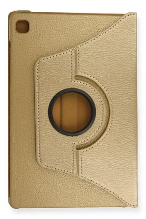 Newface Samsung Galaxy T500 Tab A7 10.4 Kılıf 360 Tablet Deri Kılıf - Gold