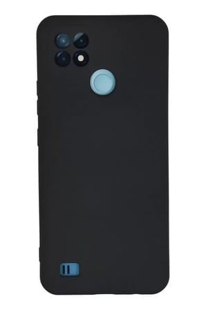 Newface Realme C21 Kılıf Nano içi Kadife Silikon - Lacivert
