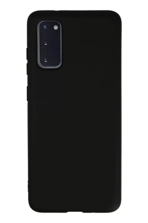 Newface Samsung Galaxy S20 Kılıf Nano içi Kadife Silikon - Siyah