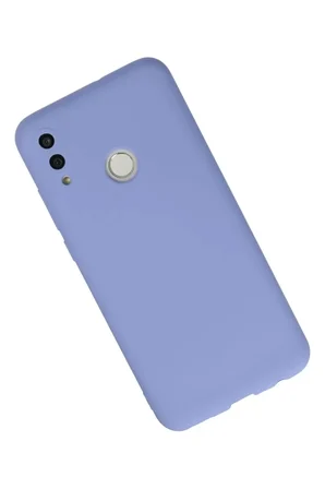 Newface Huawei P Smart 2019 Kılıf Nano içi Kadife Silikon - Lila