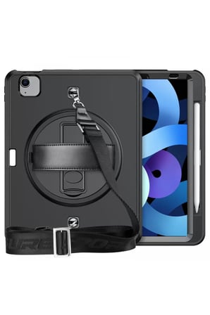 Newface Apple iPad Pro 11 (2020) Kılıf Strap-C Otterbox Tablet Kapak - Siyah