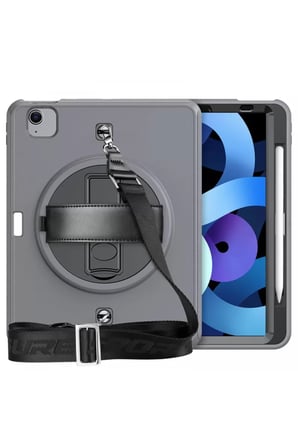 Newface Apple iPad Pro 11 (2020) Kılıf Strap-C Otterbox Tablet Kapak - Gri