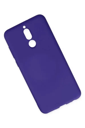 Newface Huawei Mate 10 Lite Kılıf Nano içi Kadife Silikon - Mor