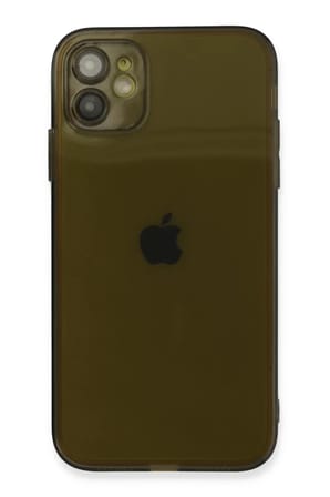 Newface Apple iPhone 12 Kılıf Fly Lens Silikon - Siyah