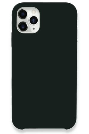 Newface Apple iPhone 11 Pro Max Kılıf Lansman Legant Silikon - Koyu Yeşil