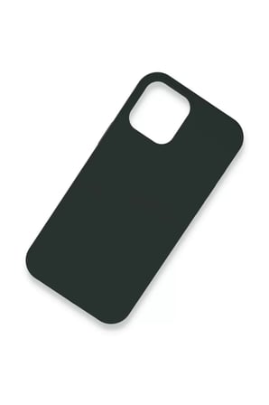 Newface Apple iPhone 12 Kılıf Lansman Legant Silikon - Koyu Yeşil