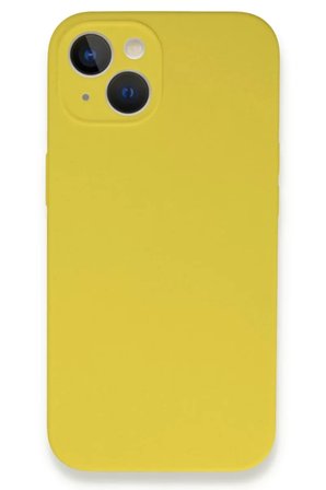 Newface Apple iPhone 13 Mini Kılıf Lansman Legant Silikon - Sarı