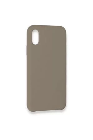 Newface Apple iPhone XS Max Kılıf Lansman Legant Silikon - Bej
