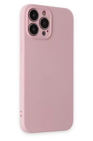Newface Apple iPhone 13 Pro Kılıf Nano içi Kadife Silikon - Pembe