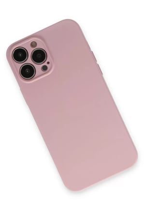 Newface Apple iPhone 13 Pro Kılıf Nano içi Kadife Silikon - Pembe
