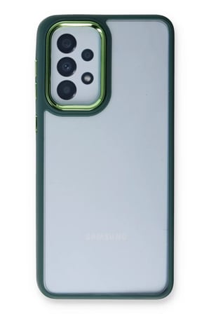 Newface Samsung Galaxy A53 5G Kılıf Dora Kapak - Haki Yeşil