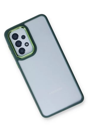 Newface Samsung Galaxy A53 5G Kılıf Dora Kapak - Haki Yeşil