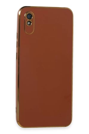 Newface Xiaomi Redmi 9A Kılıf Volet Silikon - Kırmızı