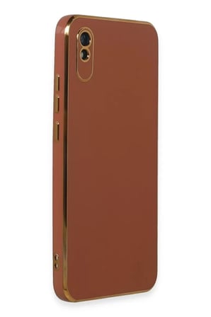 Newface Xiaomi Redmi 9A Kılıf Volet Silikon - Kırmızı
