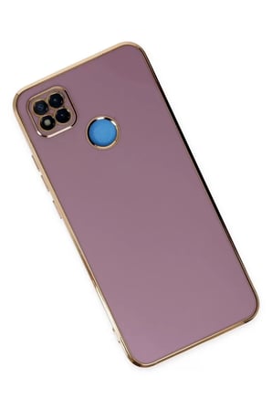 Newface Xiaomi Redmi 9C Kılıf Volet Silikon - Mor
