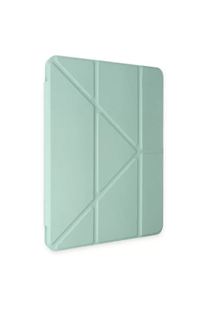 Newface Apple iPad Air 4 10.9 Kılıf Kalemlikli Mars Tablet Kılıfı - Açık Yeşil