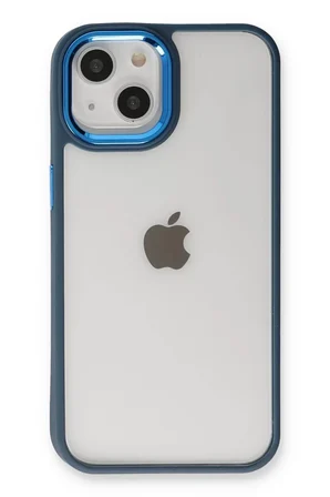 Newface Apple iPhone 14 Plus Kılıf Dora Kapak - Mavi