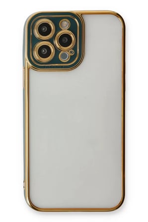 Newface Apple iPhone 14 Pro Kılıf Liva Lens Silikon - Yeşil