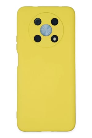 Newface Huawei Nova Y90 Kılıf Nano içi Kadife Silikon - Sarı
