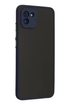 Newface Samsung Galaxy A03 Kılıf Montreal Silikon Kapak - Lacivert