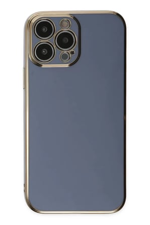 Newface Apple iPhone 14 Pro Max Kılıf Volet Silikon - Mavi