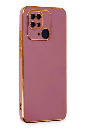Newface Xiaomi Redmi 10C Kılıf Volet Silikon - Kırmızı