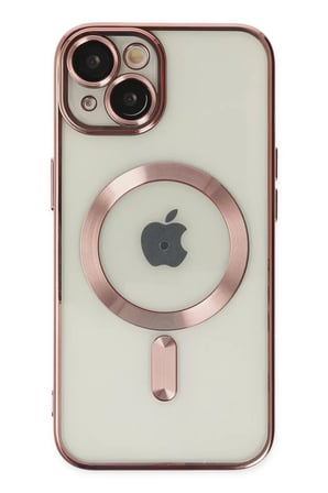 Newface Apple iPhone 14 Plus Kılıf Kross Magneticsafe Kapak - Rose