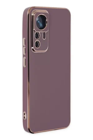 Newface Xiaomi Mi 12T Pro Kılıf Volet Silikon - Mor