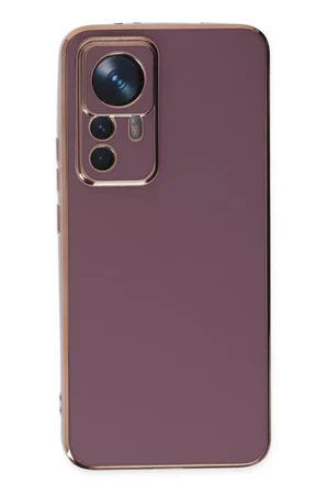 Newface Xiaomi Mi 12T Pro Kılıf Volet Silikon - Mor