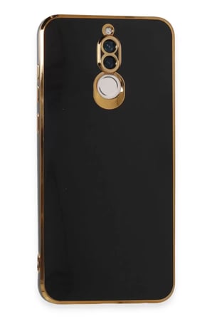 Newface Huawei Mate 10 Lite Kılıf Volet Silikon - Siyah