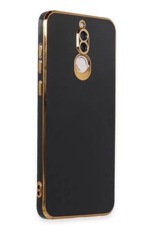 Newface Huawei Mate 10 Lite Kılıf Volet Silikon - Siyah