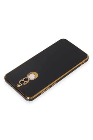 Newface Huawei Mate 10 Lite Kılıf Volet Silikon - Siyah
