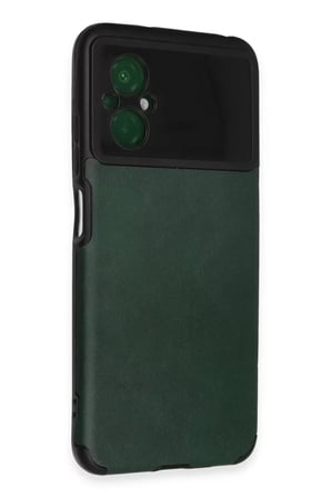Newface Xiaomi Poco M5 Kılıf Loop Deri Silikon - Yeşil