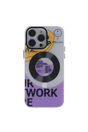 Newface Apple iPhone 14 Pro Max Kılıf Apollo Magneticsafe Desenli Kapak - Apollo Şeffaf - 6