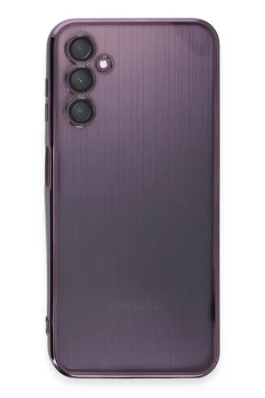 Newface Samsung Galaxy A14 4G Kılıf Razer Lensli Silikon - Mor
