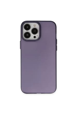 Newface Apple iPhone 13 Pro Max Kılıf Modos Metal Kapak - Derin Mor