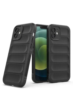 Newface Apple iPhone 12 Kılıf Optimum Silikon - Siyah