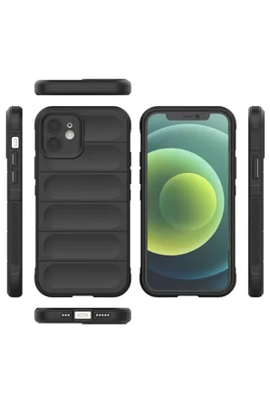 Newface Apple iPhone 12 Kılıf Optimum Silikon - Siyah