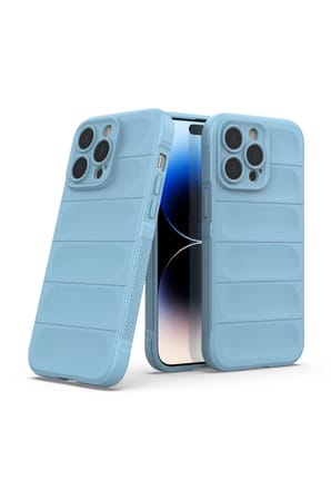 Newface Apple iPhone 14 Pro Kılıf Optimum Silikon - Sky Blue